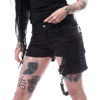 Gothic Bondage Shorts