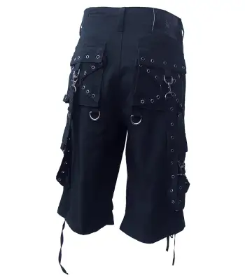 Men Gothic Shorts