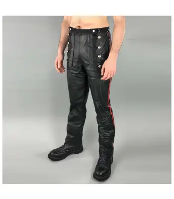 Night Club Bouncer Leather Pant | Men Gothic Pant