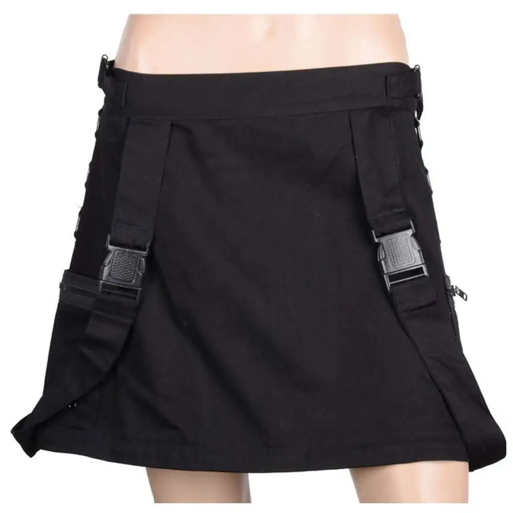 Track Buckle Convertible Skirt