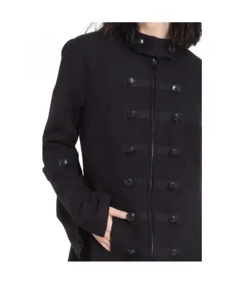 Women Wool Military Trench Gothic Coats