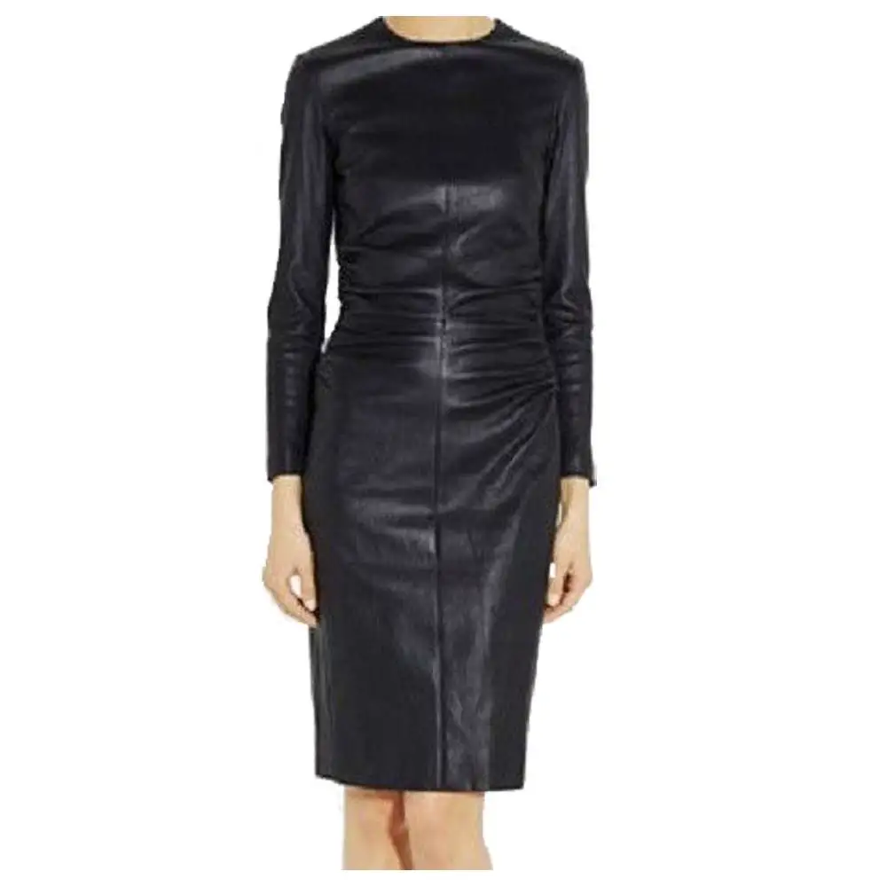 Women Cocktail Leather Dress | Premium Quality Goth Outfits