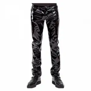 Men's Gothic Punk Rock PVC Pants