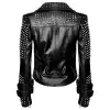 Women Punk Star Stylish Leather Gothic Jacket