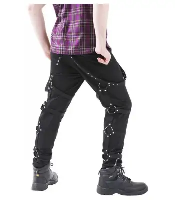 Harness Straps Punk Pants