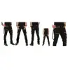 Men Long Pant with Strap and Zips | Gothic Clothing