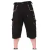 Men Metal Short With Pyramids | Gothic Clothing