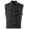 Men Rock Vest With Metal Buttons and Studs | Gothic Clothing