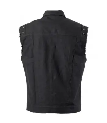 Men Rock Vest With Metal Buttons and Studs
