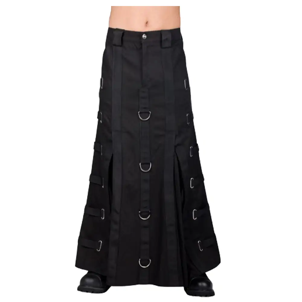 Women Long Trouser Fetish Denim Women Gothic Skirt
