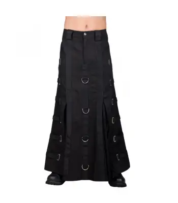 Women Long Trouser Fetish Denim Women Gothic Skirt