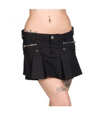 Women Skirt Black Mini Pistol Women Gothic Skirt