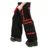 Gothic Alternative Baggy Pant Punk Men 2 in 1 Transformer Trousers