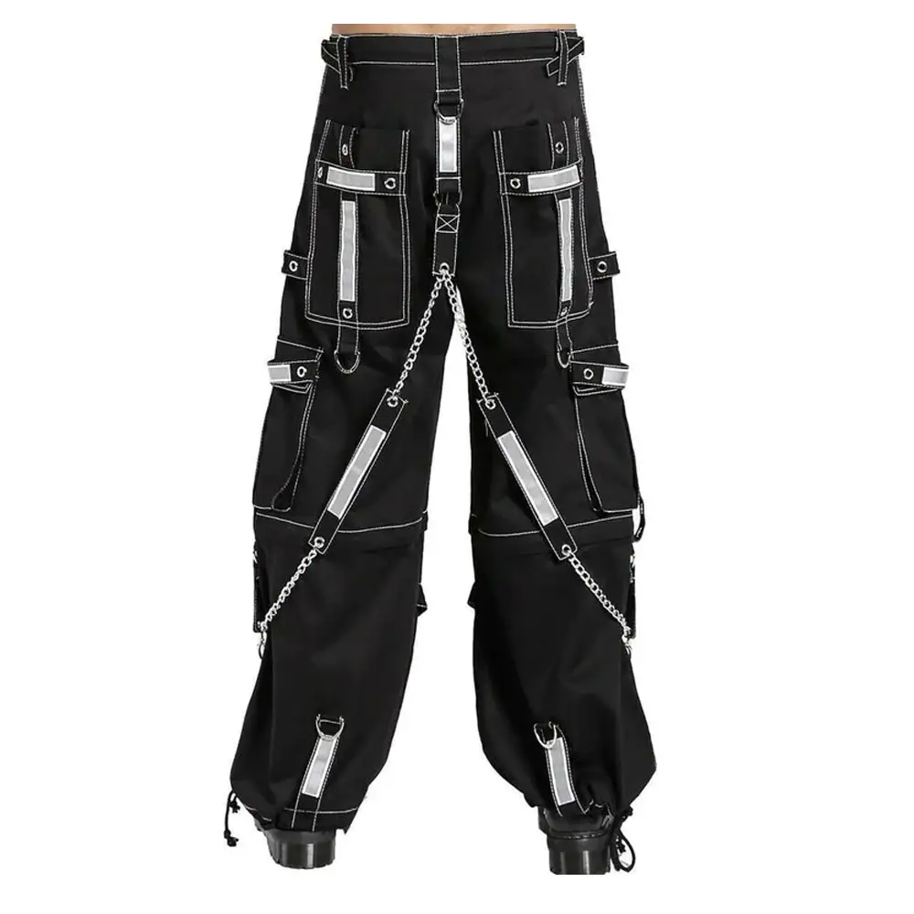 Gothic Industrial Baggy Pant Techno Cyber Bondage Trousers