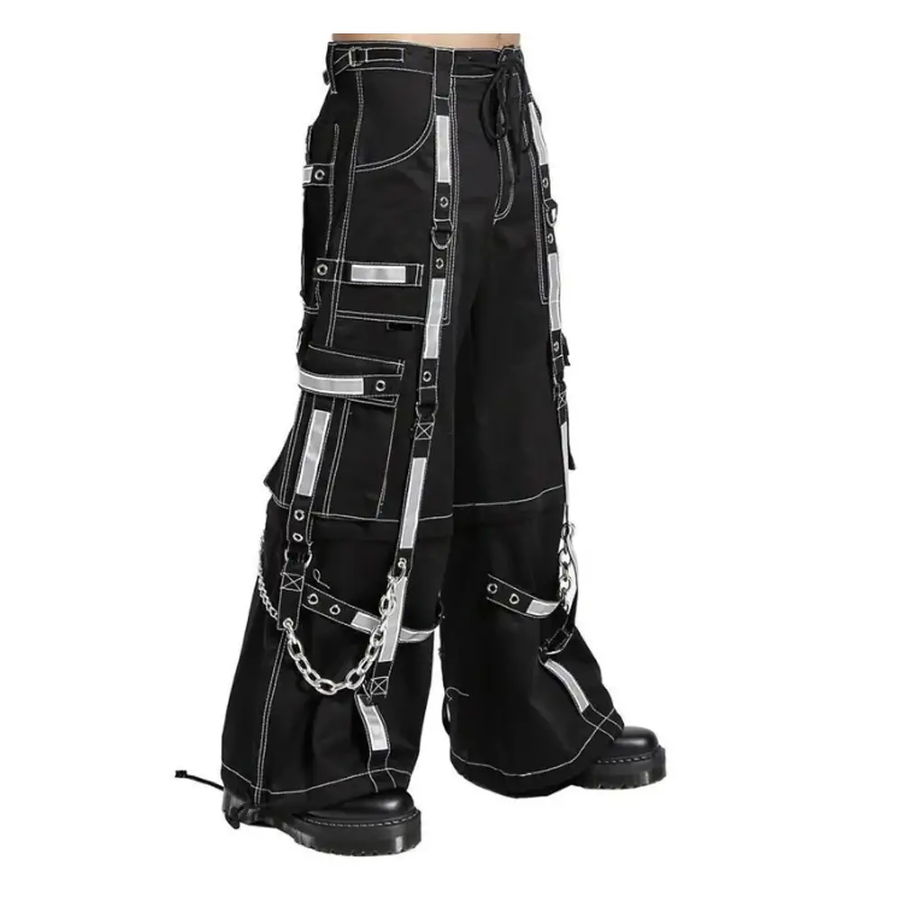 Gothic Industrial Baggy Pant Techno Cyber Bondage Trousers