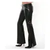 Women Low Waisted Flare Gothic Pants Club Wear