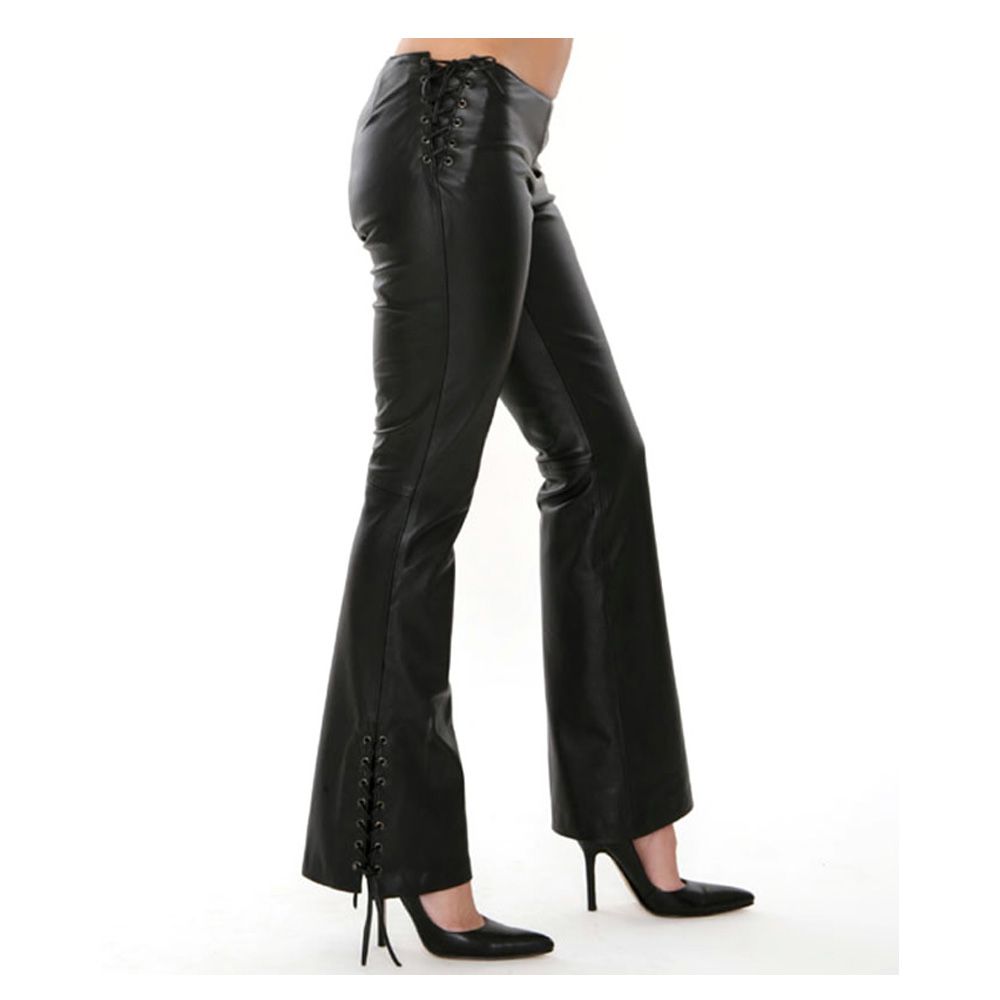 Women Fetish Lace Up Side Waist Gothic 