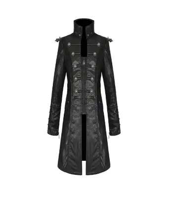 Arcana Gothic Pentagram Steampunk Trench Coat