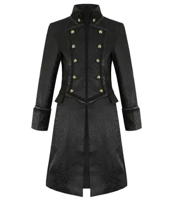 Brocade Gothic Victorian Steampunk Frock Coat