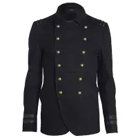 Garrison Military Officer Wool Coat