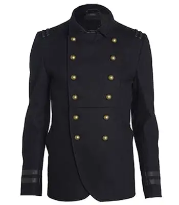 Garrison Military Officer Wool Coat