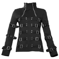 Confinement Bondage Black Straight Jacket
