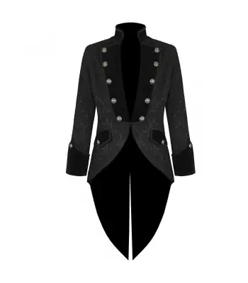 Pentagram Vladimir Black Tailcoat | Victorian Gothic VTG Tailcoat