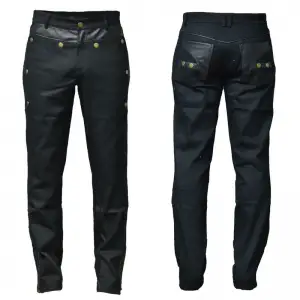 Men Gothic Military Officer Pant
