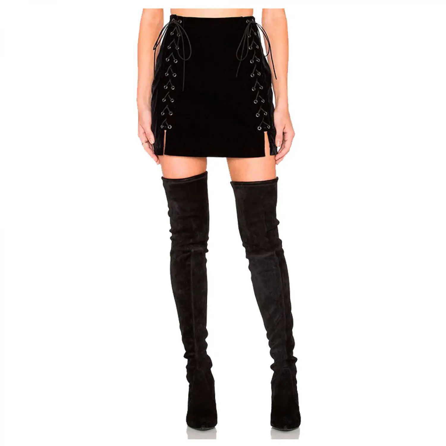 Women Gothic Mini Laces Skirt