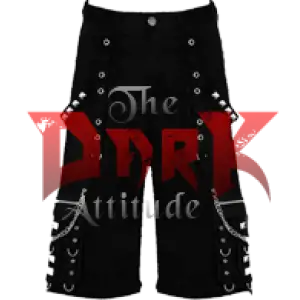 Gothic Baggy Punk Pants Mens - Womens | Goth Cargo Shorts Trousers
