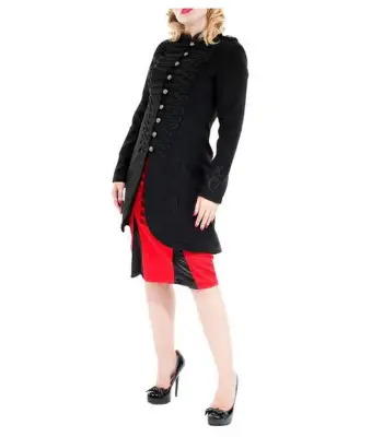 Braided Battalion Military Coat