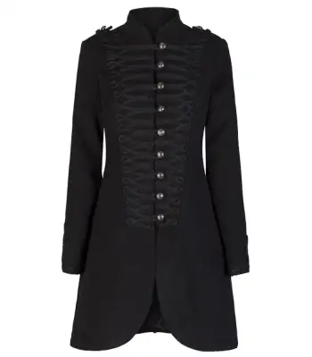 Braided Battalion Military Coat