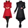 Women Victorian Style Gothic Trench Coat Women Goth Clothing