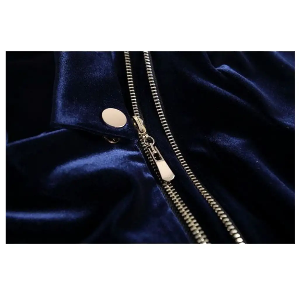 Women's Velvet Belted Asymmetrical Coat - Longline Moto Style - Image 5