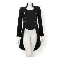 Steampunk Victorian Black Tailcoat