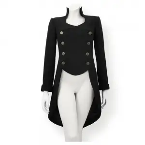 Steampunk Victorian Black Tailcoat