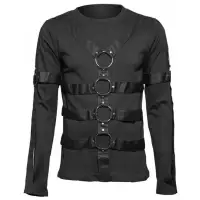 Apex Gothic O-Ring Industrial Shirt With Harness