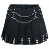 Women Gothic Silver Chains Skirt Punk Chain Metal Rock Skirt