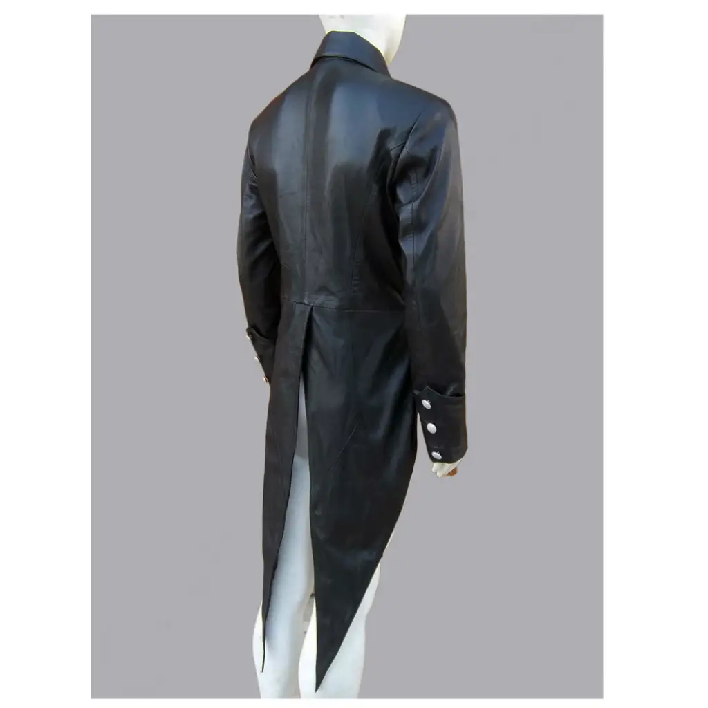 archive leather switching tailcoat goth