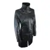 Women Vintage Soft Leather Coat Women Trench Gothic Coat Women Vintage Soft Leather Coat Women Trench Gothic Coat