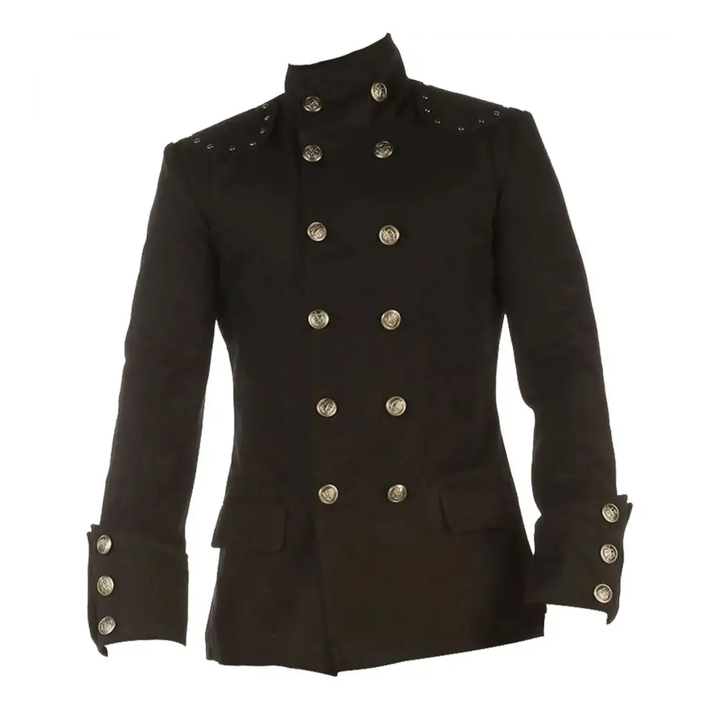 Military Officer Double Breasted Jacket - Image 2
