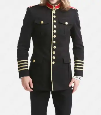 Ceremonial Gothic Hussar Military Jacket
