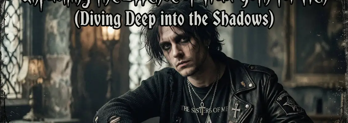 Diving Deep into the Shadows: Unpacking the Essence of Trad Goth for Men