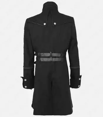 Buckle Strap Military Trench Coat