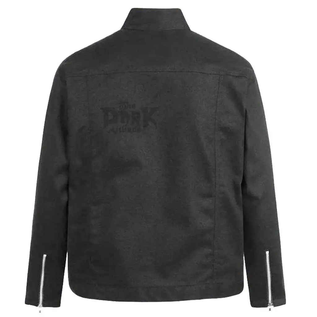 Double Zipper Industrial Jacket - Men's Cyber Gothic Coat
