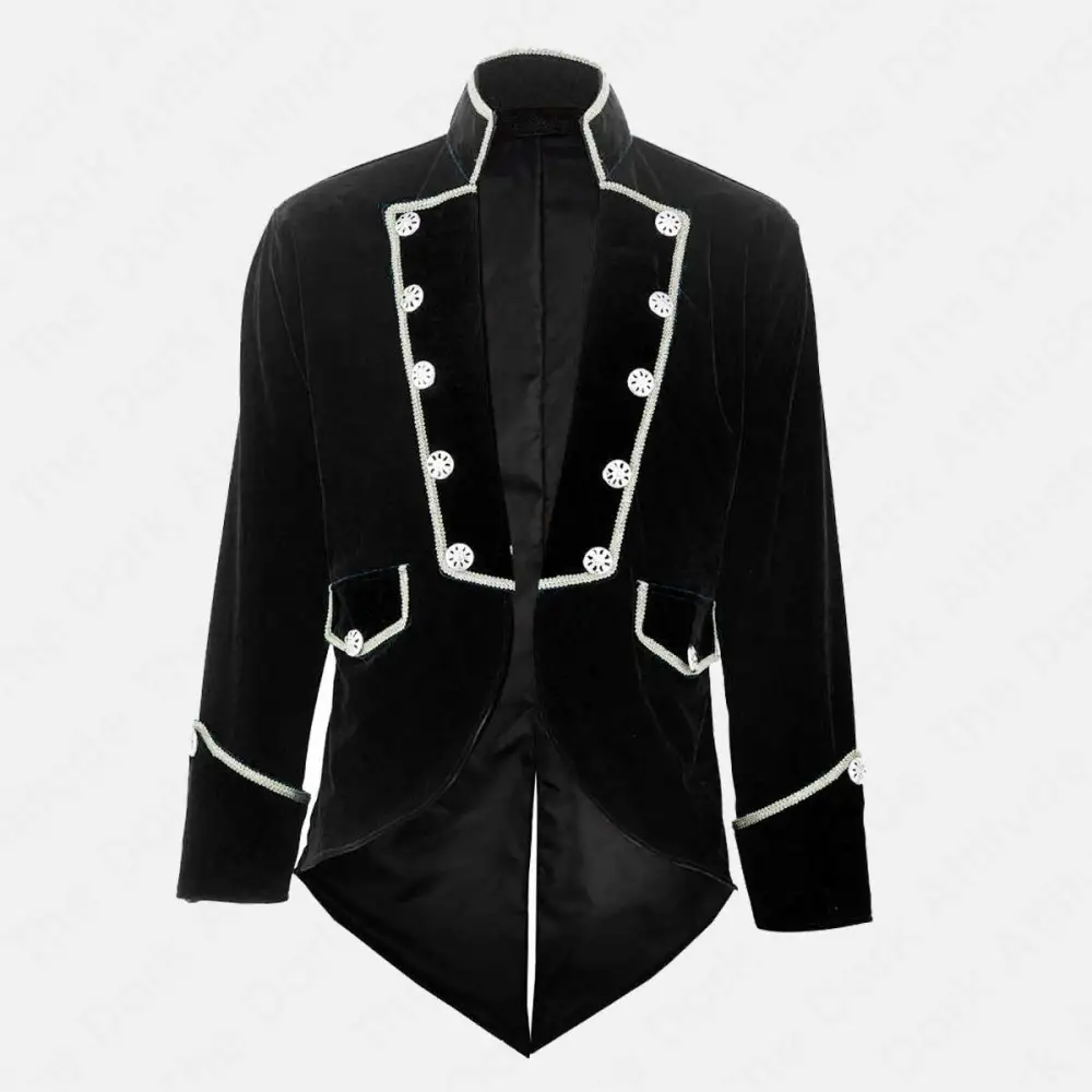 Pirate Velvet Swallow Tailcoat | Steampunk Victorian Tailcoat