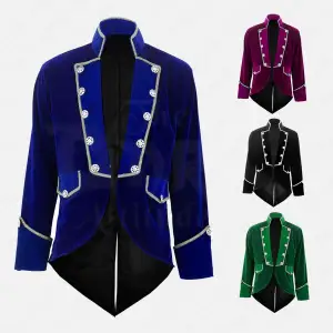 Pirate Velvet Swallow Tailcoat
