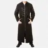 Men Gothic Hellraiser Pinhead Punk Long Coat | Chains D-rings Full Length Goth Coat Men Gothic Hellraiser Pinhead Punk Long Coat | Chains D-rings Full Length Goth Coat