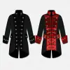 Steampunk Pirate Velvet Coat | Men Vampire Gothic Coat