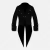 Steampunk Vampire Black Swallow Tailcoat | Victorian Banned Gothic Tailcoat Mens
